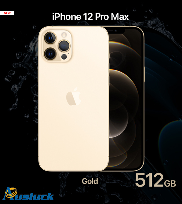 APPLE iPHONE 12 PRO MAX 512GB GOLD MGDK3X/A MODEL A2411 NEW 
