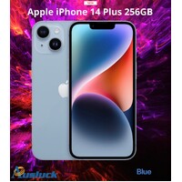 APPLE iPHONE 14 PLUS 256GB BLUE MQ583ZP/A MODEL  NEW "AUSLUCK"