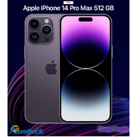 APPLE iPHONE 14 PRO MAX 512GB DEEP PURPLE MQAMZP/A MODEL  NEW "AUSLUCK"
