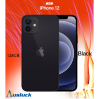 APPLE iPHONE 12 128GB BLACK UNLOCKED BRAND NEW MGJA3X/A "AUSLUCK"