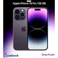 APPLE iPHONE 14 PRO128GB DEEP PURPLE MQ0G3ZP/A MODEL  NEW "AUSLUCK"