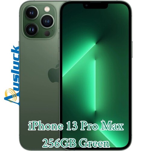 APPLE iPHONE 13 PRO MAX 256GB ALPINE GREEN MND03X/A BRAND NEW "AUSLUCK"