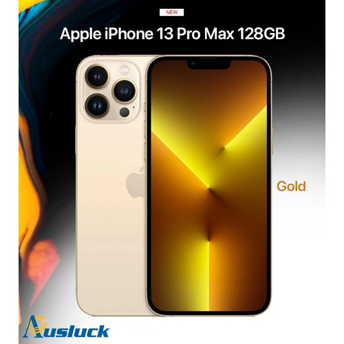APPLE iPHONE 13 PRO MAX 128GB GOLD MLL83X/A BRAND NEW "AUSLUCK"