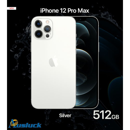 APPLE iPHONE 12 PRO MAX 512GB SILVER MGDH3X/A MODEL A2411 NEW "AUSLUCK"