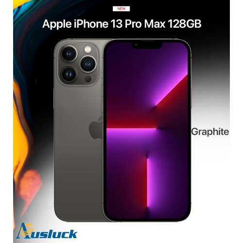 APPLE iPHONE 13 PRO MAX 128GB GRAPHITE MLL63X/A MODEL  NEW "AUSLUCK"