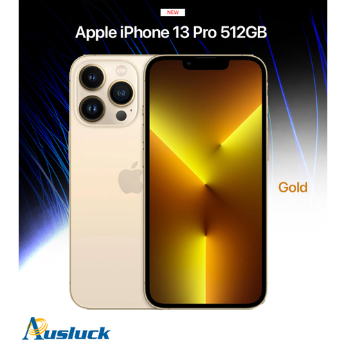 APPLE iPHONE 13 PRO 512GB GOLD UNLOCKED MLVQ3X/A  BRAND NEW "AUSLUCK"
