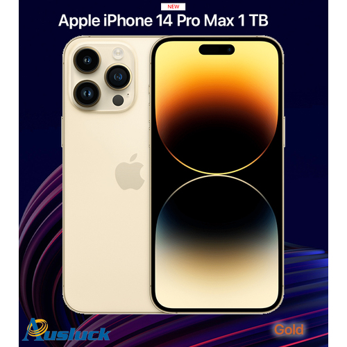 APPLE iPHONE 14 PRO MAX 1TB GOLD MQC43ZP/A MODEL  NEW "AUSLUCK"