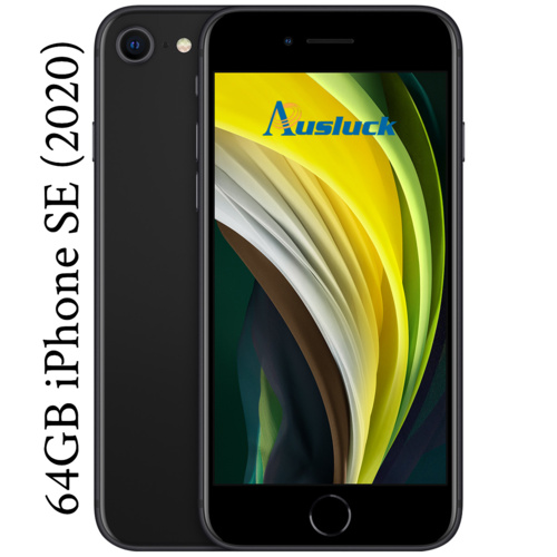 APPLE iPHONE SE 64GB BLACK (2020 MODEL) MX9R2X/A BRAND NEW  "AUSLUCK"
