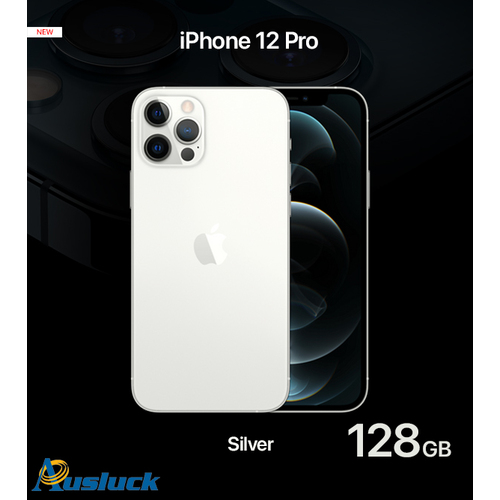 APPLE iPHONE 12 PRO 128GB SILVER MGML3X/A UNLOCKED NEW 