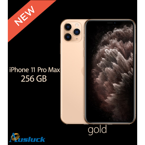 APPLE iPHONE 11 PRO MAX 256GB GOLD MWHL2X/A A2218 BRAND NEW 