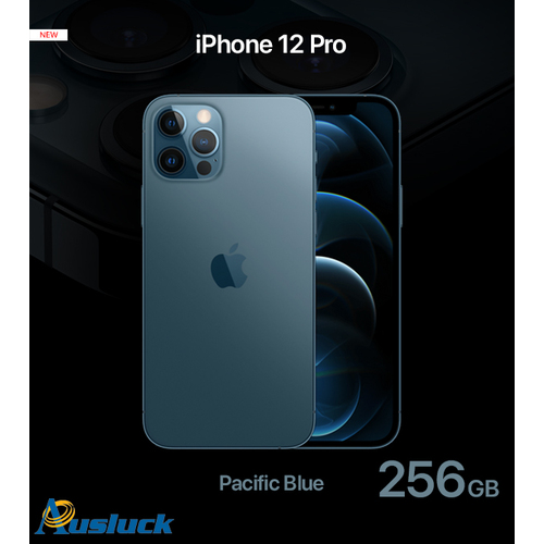 APPLE iPHONE 12 PRO 256GB PACIFIC BLUE MGMT3X/A UNLOCKED BRAND NEW  "AUSLUCK"