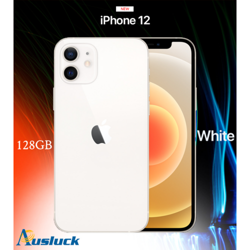 APPLE iPHONE 12 128GB WHITE UNLOCKED BRAND NEW MGJC3X/A 