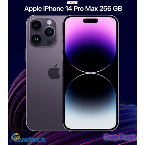 APPLE iPHONE 14 PRO MAX 256GB DEEP PURPLE MQ9X3ZP/A MODEL NEW