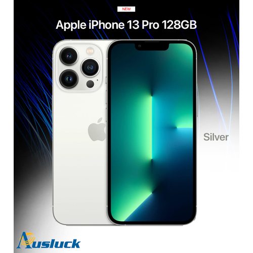 APPLE iPHONE 13 PRO 128GB SILVER MLVA3X/A MODEL  NEW "AUSLUCK"
