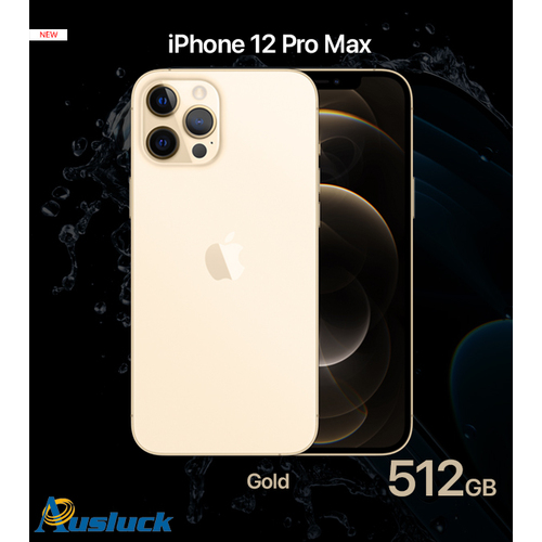 APPLE iPHONE 12 PRO MAX 512GB GOLD MGDK3X/A MODEL A2411 NEW "AUSLUCK"