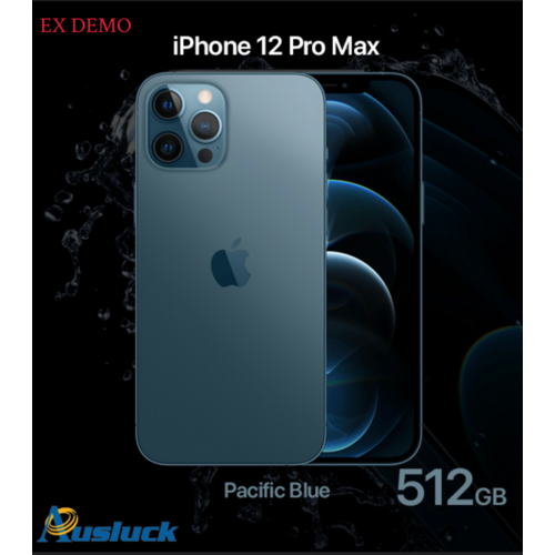 APPLE iPHONE 12 PRO MAX 512GB BLUE MGDL3X/A EX-DEMO NEW CONDITION "AUSLUCK"