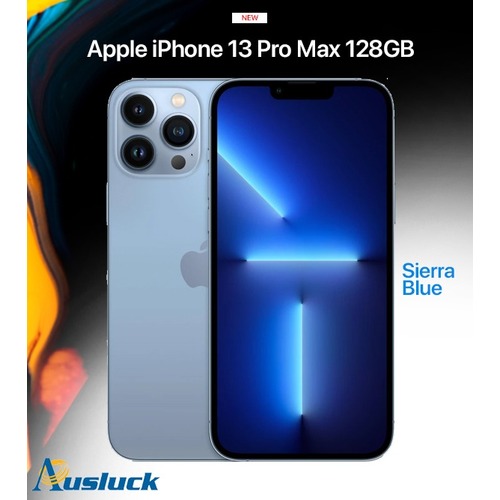 APPLE iPHONE 13 PRO MAX 128GB SIERRA BLUE MLL93X/A BRAND NEW "AUSLUCK"