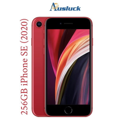 APPLE iPHONE SE 256GB RED (2020 MODEL) MXVV2X/A BRAND NEW  "AUSLUCK"